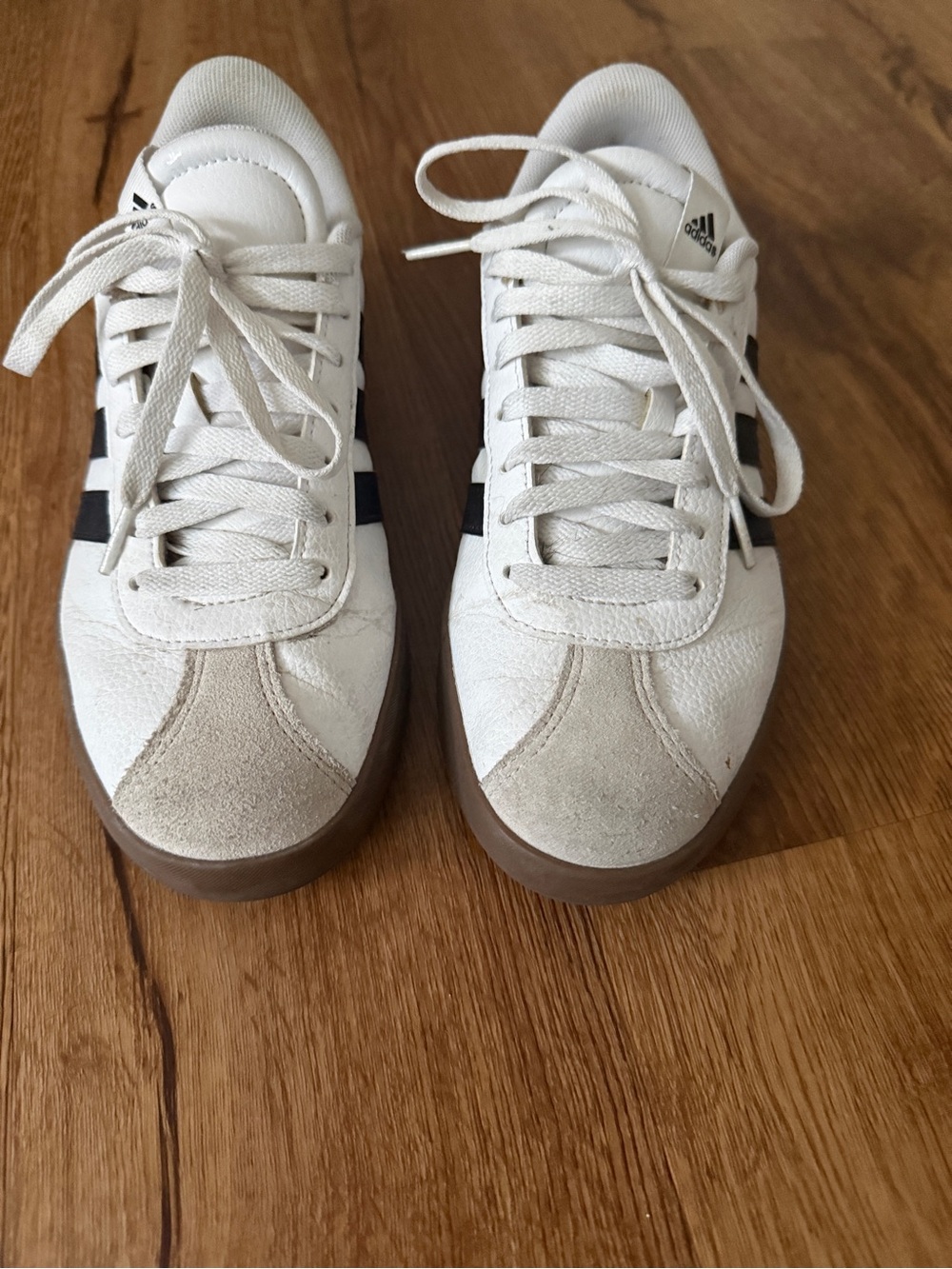 adidas VL Court 3.0 White Black Gum Sneakers